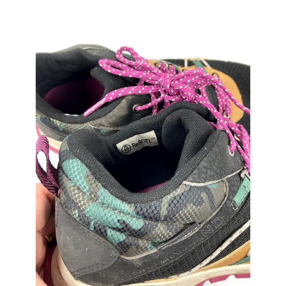 Timberland Garrison Trail Waterproof Mid Hiker Boot Black/Camo Women's Size 8.5 - Picture 4 of 9